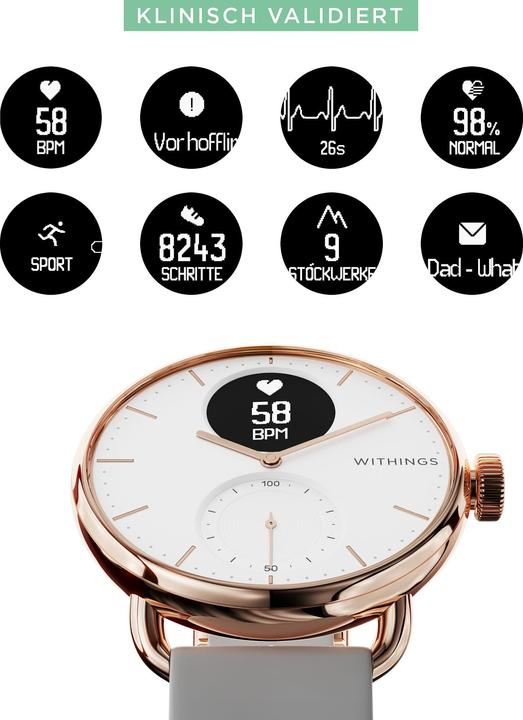 Actual product image Withings ScanWatch (38 mm)
