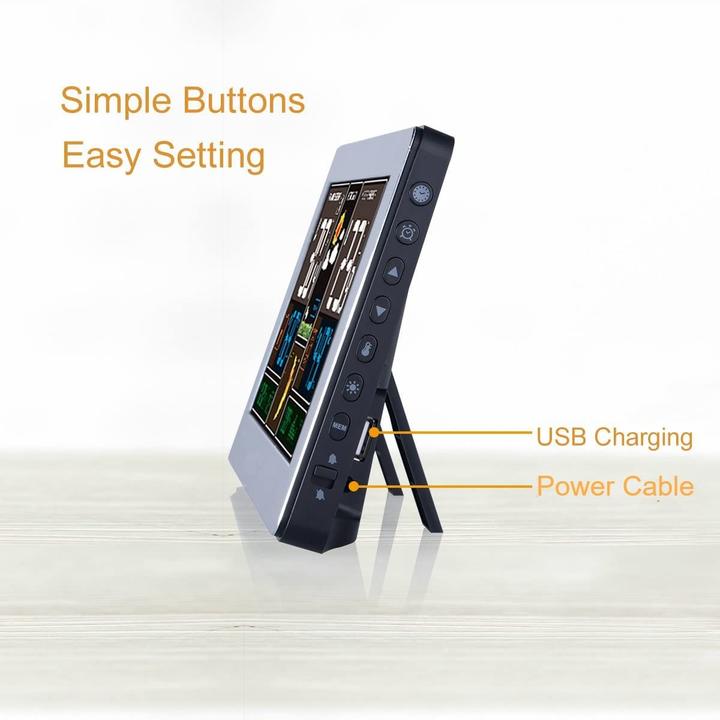 Actual product image Vorrinc Wetterstation mit Funkuhr und Aussensensor