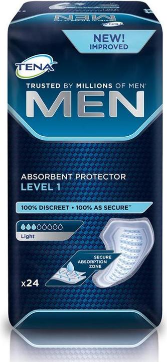 Immagine prodotto Tena Cuscinetti MEN per l'incontinenza vescicale livello 2 (20 x, Normale)