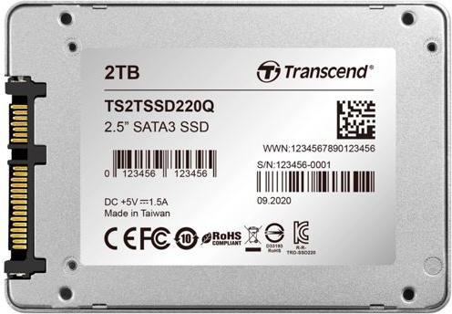 Immagine prodotto Transcend SSD220Q (2000 GB, 2.5")