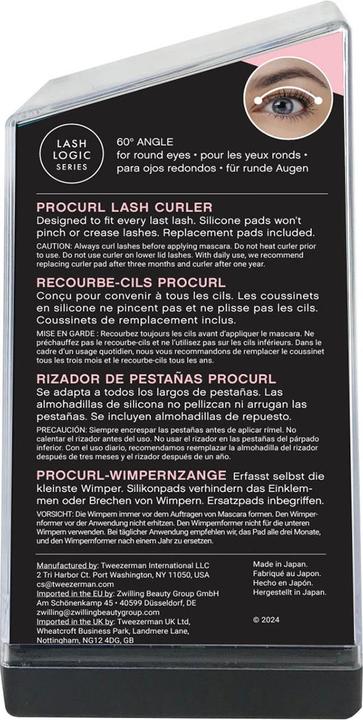 Actual product image Tweezerman Pro Curl Wimpernzange Rosé Gold 3 Stk.