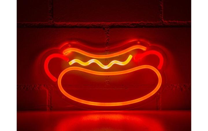 Produktbild Vegas Lights LED Dekolicht Neonschild Hot Dog 30 x 16.5 cm (180 cm, Indoor)