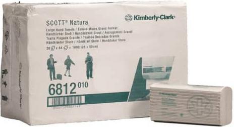 Actual product image Kimberly-Clark Paper towel Natura Dimensions: 50 x 25 cm (W x L) 100 % recycled paper Colour of paper towel:... (1680 x)