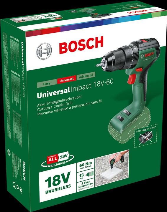 Productafbeelding Bosch Home & Garden UniversalImpact 18V-60 (Oplaadbare batterij)