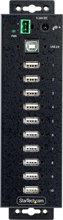 Produktbild StarTech INDUSTRIAL USB 2.0 HUB (USB-B, 10 Ports)
