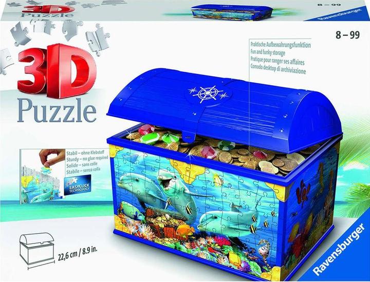 Actual product image Ravensburger Treasure chest underwater world (216 pieces)
