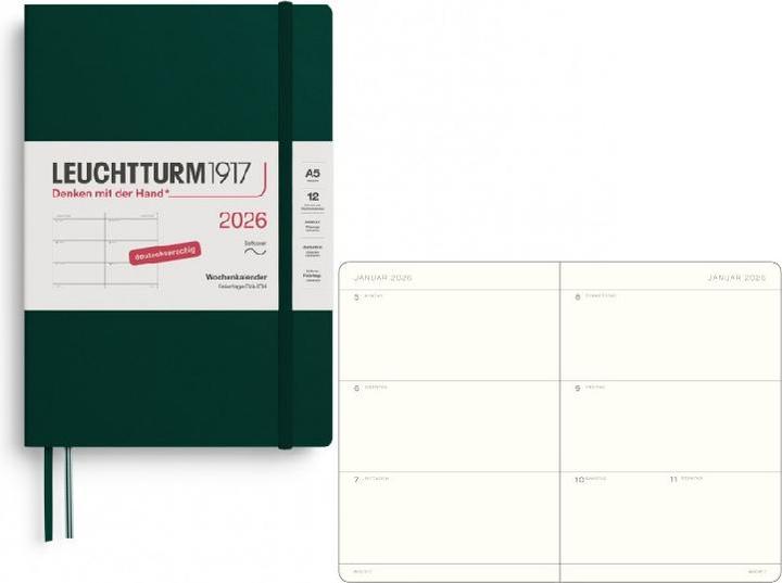Immagine prodotto Leuchtturm1917 Leuchtturm 1w/2s Medium Sc For.Green (A5)