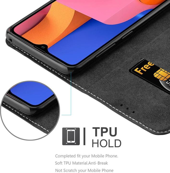 Productafbeelding Cadorabo X-Wallet hoes voor kunstleer pak (Samsung Galaxy A20)