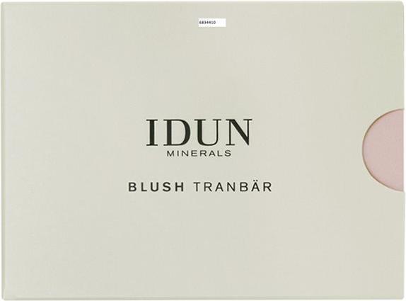Actual product image IDUN Minerals Rouge/Blusher Tranbär soft pink (006 - Tranbar)