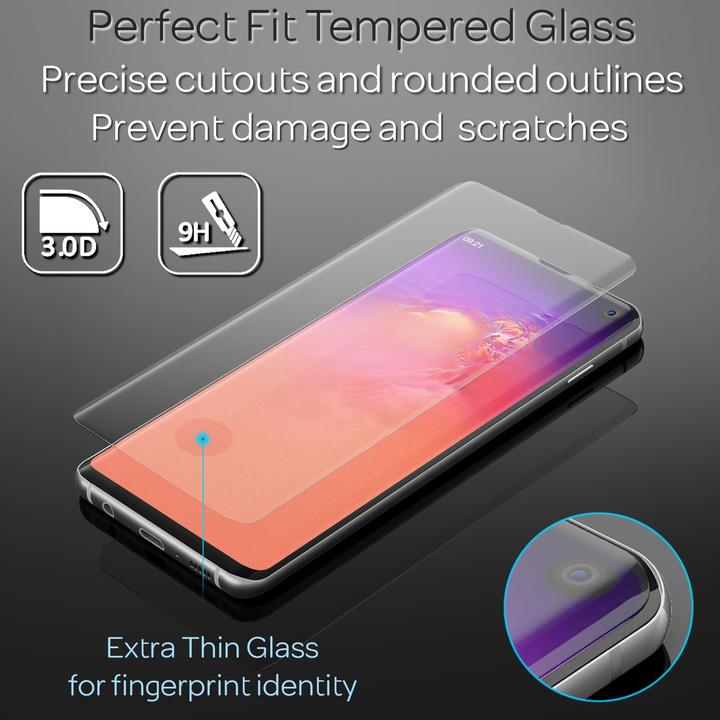 Produktbild Nalia (2-Pack) Schutzglas (1 Stück, Samsung Galaxy S10)
