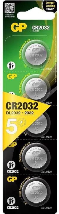 Actual product image GP Batteries Cr2032 (5 pcs., CR2032, 220 mAh)