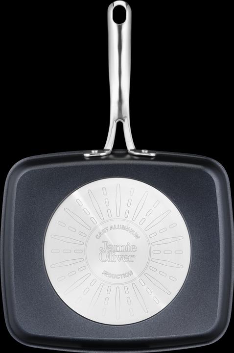 Actual product image Tefal Jamie Oliver Classics grill pan (27 cm, Grill pan, Cast iron)
