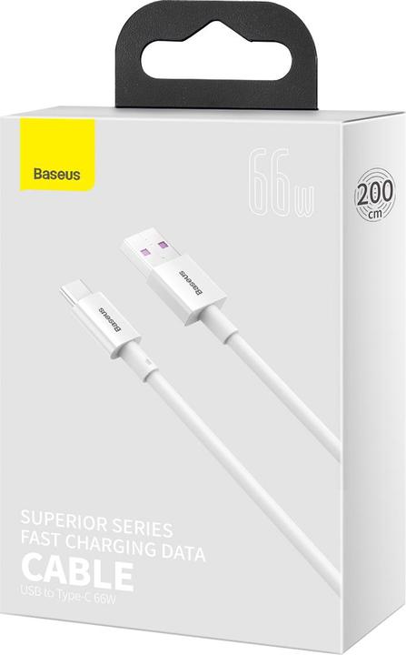 Produktbild Baseus USB A – USB C (2 m, USB 2.0, 66 W)