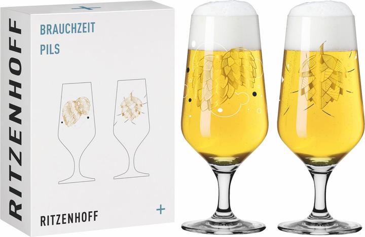 Ritzenhoff 2ER-Set Pils-Glas Brauchzeit (0.37 l, 2 x)