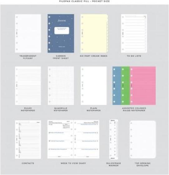 Produktbild Filofax Agenda POCKET GARDEN (12.7 x 3.5 x 14.5 cm)