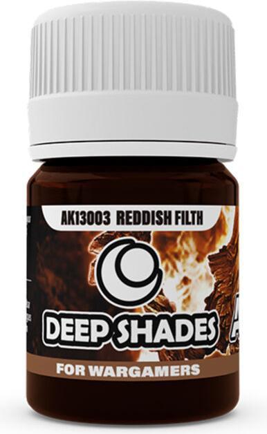 AK Interactive Pot de Deep Shade - Reddish Filth (30 ml)