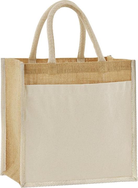 Westford Mill Einkaufstasche Gestärkte Jute (14 l)