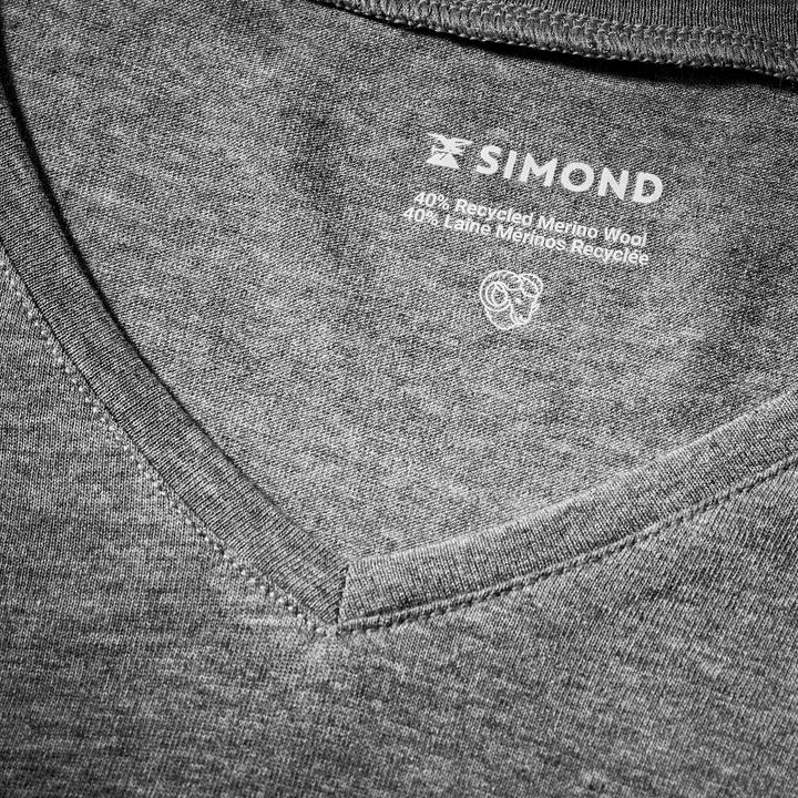 Actual product image Forclaz Merinoshirt Damen kurzarm Lyocell - Merino Fresh grau (XL)
