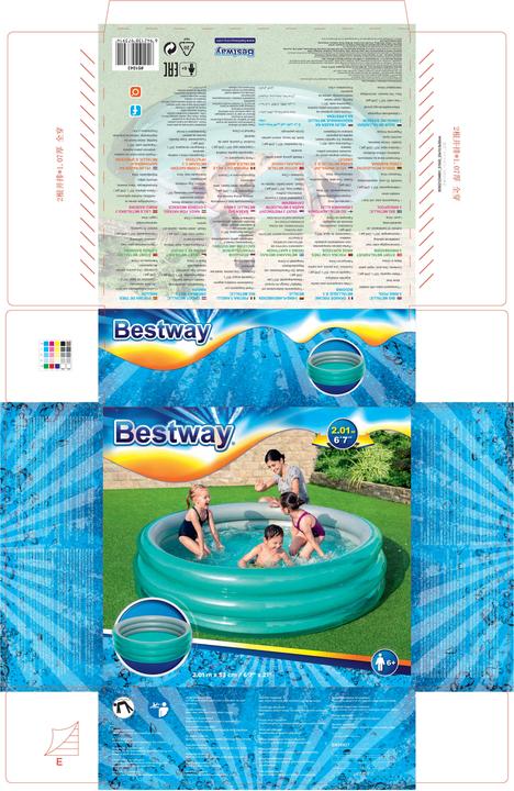 Produktbild Bestway Kinderbecken Rund Gross Metallic