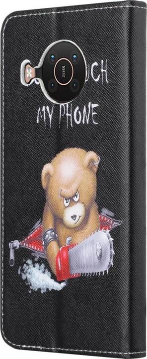 Actual product image Cover-Discount Nokia X20 - Leather Cover Don't Touch Bear (Nokia X20)