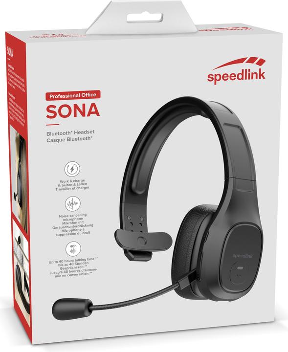 Produktbild Speedlink Chat Headset SONA Bluetooth with Noise Canceling retail (Kabellos, USB-C)