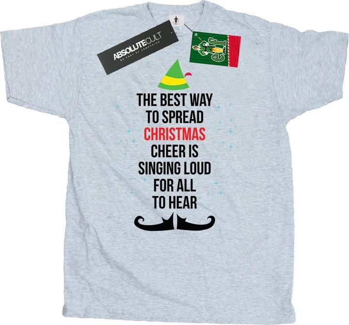Elf Christmas Cheer Text TShirt (3XL)
