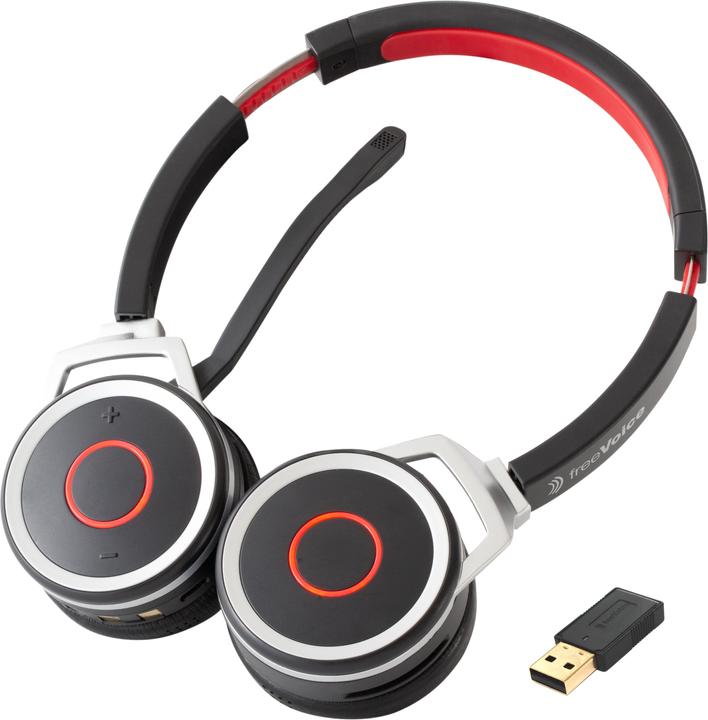 Produktbild FreeVoice Space Stereo NC inkl. Ladestation und Dongle (Kabellos, USB-A)