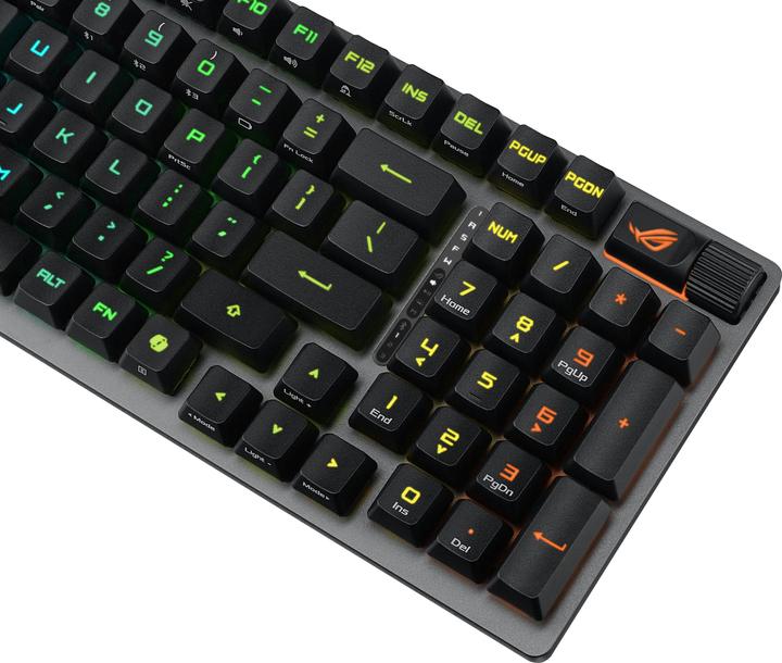 Actual product image ASUS Tastatur ROG Strix Scope II 96 RX Wireless BLK (DE, Wireless)