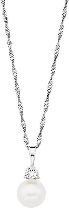 Amor Perle (Silber, Zirkonia, Synthetische Perle)