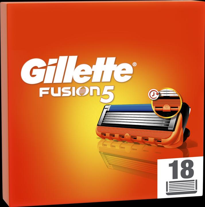 Actual product image Gillette Fusion5 system blades replacement blades 18s (18 x)