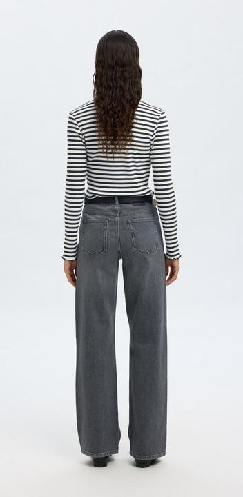 Produktbild Selected Femme Slfanna Ls Crew Neck Tee Str Noos (XL)