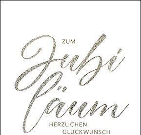 Produktbild ABC Glückwunschkarte Jubiläum 12.5 x 17.6 cm (1 Stk.)