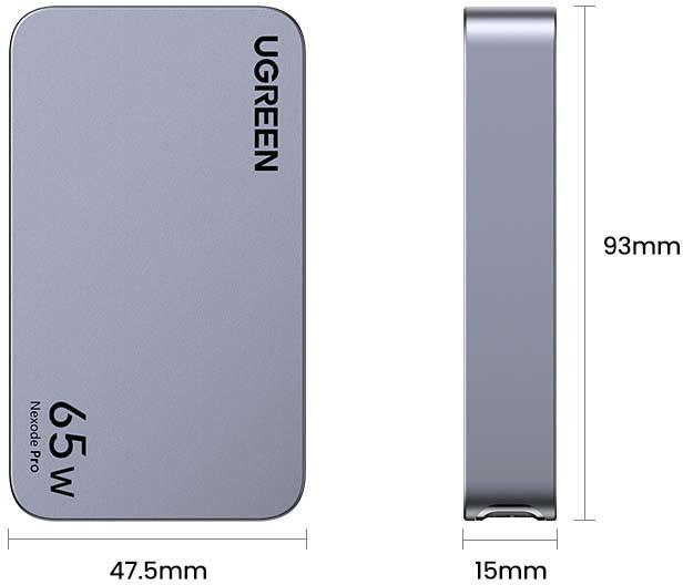Actual product image Ugreen Nexode Pro (65 W)