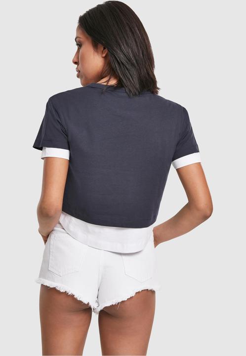 Produktbild Urban Classics Ladies Full Double Layered Tee (XL)