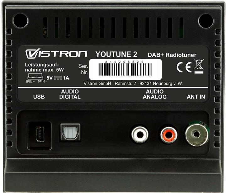 Produktbild Vistron CE Youtune2 (DAB+, UKW)