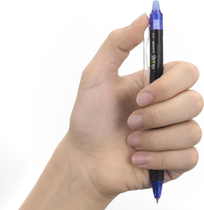Actual product image Pilot FriXion Point Clicker (Black, Pink, 1 x)