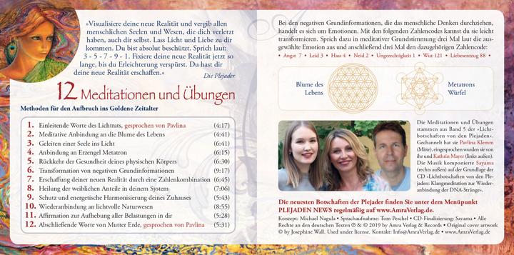 Produktbild Lichtbotschaften von den Plejaden (Übungs-CD 6) (Pavlina Klemm, Sayama, Deutsch)