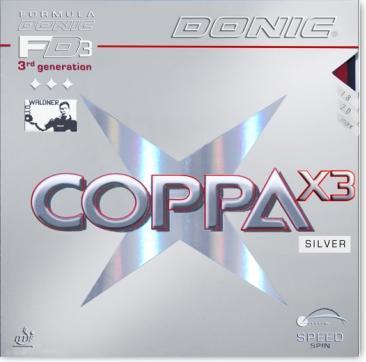 Donic Belag Coppa X3 (Silver) (2 mm)
