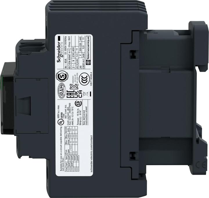 Actual product image Schneider Electric Contactor 230V 40A