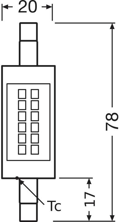 Produktbild Osram Led Slim Line R7S (R7s, 7 W, 806 lm, 1 x, E)