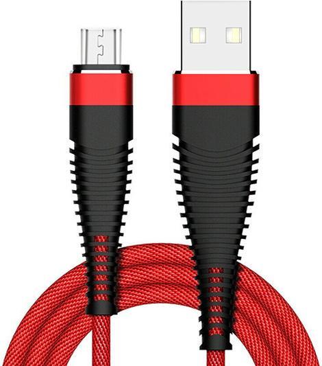 Redx Micro-Usb-Kabel Qc 3.0 Schnellladung Verstärktes Geflochtenes 2m Nylon (2 m)