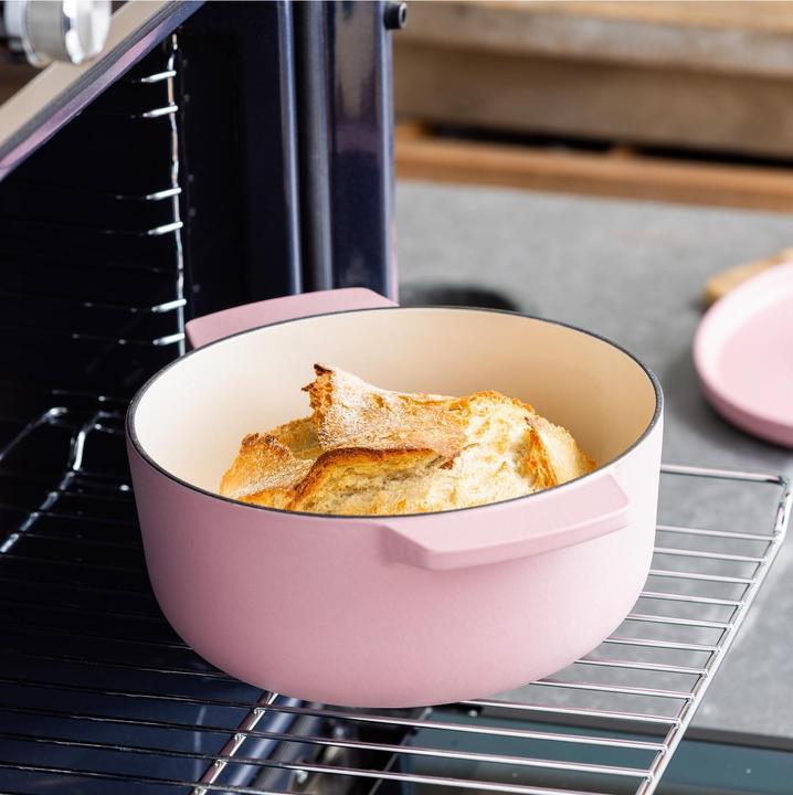 Immagine prodotto KitchenAid braadpan smalto 22cm - rosa secca - edizione limitata (26 cm, Pirofila + casseruola, Ghisa)