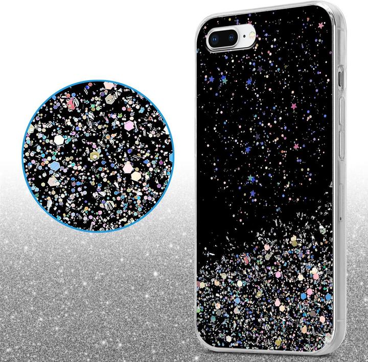 Image du produit Cadorabo Couverture TPU paillettes scintillantes (Apple iPhone 7 Plus, Apple iPhone 7s Plus)