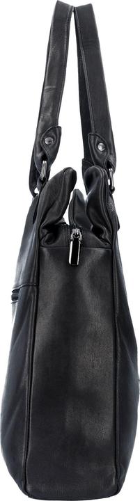Immagine prodotto Greenland Nature Borsa a tracolla in nappa nera da 38 cm