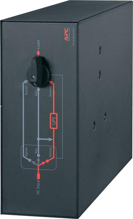 Actual product image APC ServiceBypassPanel SUA / SURT-D black 4U rack/tower conversion