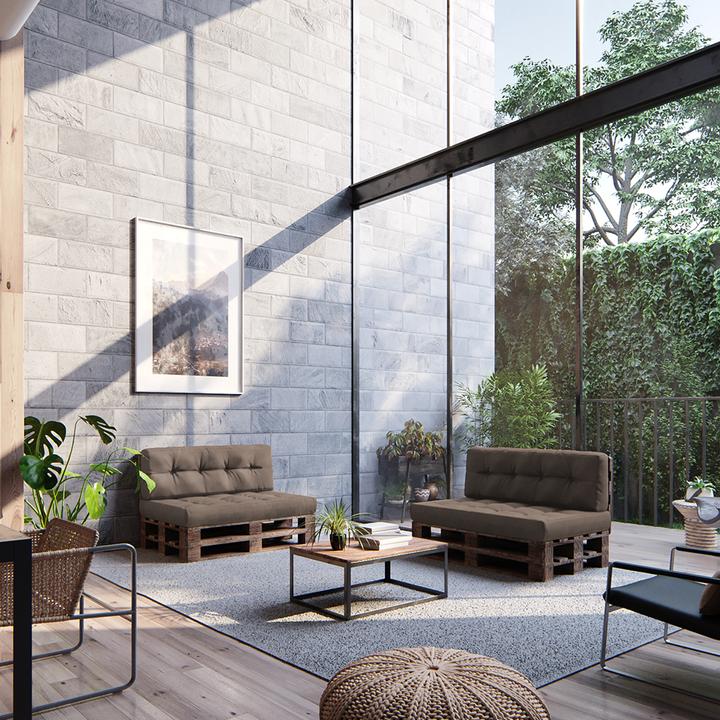 Actual product image Vicco Palettenkissen Set (120 x 40 x 20 cm, 120 x 80 x 15 cm)