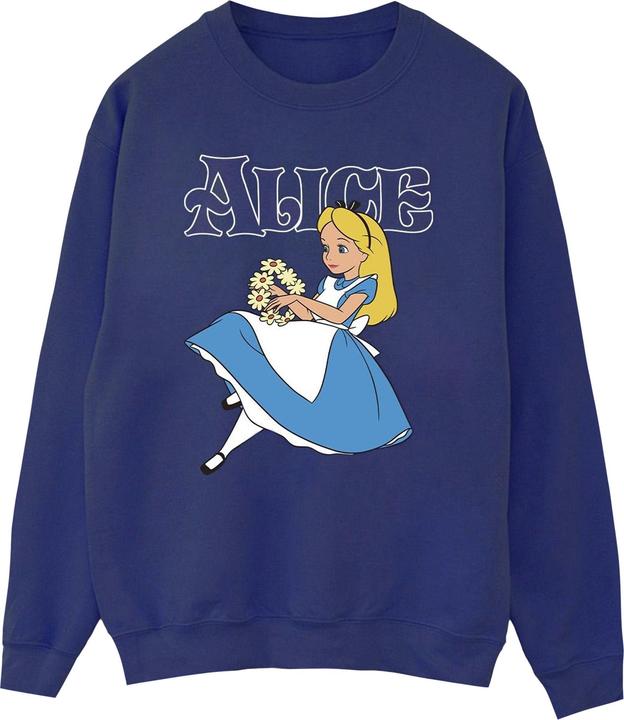 Disney Alice In Wonderland Flowers Sweatshirt (S)