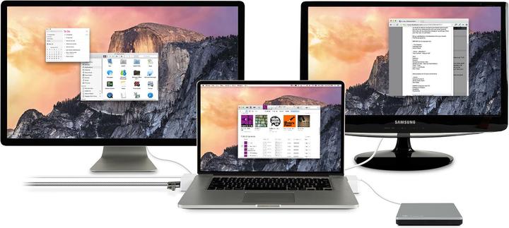 Actual product image LandingZone MacBook Pro Retina 13" Docking (USB-A, Thunderbolt)
