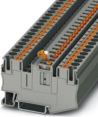 Image du produit Phoenix Contact PT 6-MT 3212160 Borne sectionnable à couteau Nombre de pôles : 2 0.50 mm² 6 mm² Gris 50 pcs.