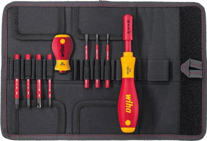 Produktbild Wiha Schraubendreher und Bit Set (Pozidriv-Kreuzschlitz (PZ), Schlitzschrauben)